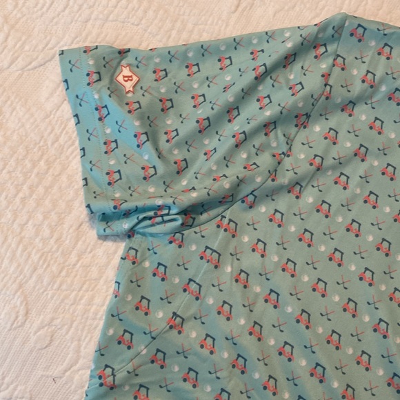 Men’s Burlebo Performance Polo-Tee Time Golf - Picture 5 of 12